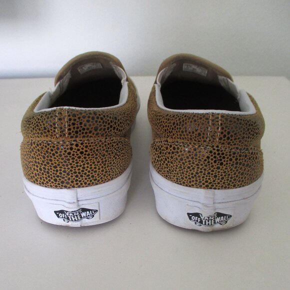 Vans Unisex Animal Print Slip-on Sneaker Loafer - Size 5.5 - 7.0 - Picture 9 of 10